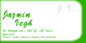 jazmin vegh business card